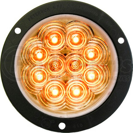 M418TA-2C by PETERSON LIGHTING - 417T-2/418T-2 Piranha LED Round Rear Direction Indicators