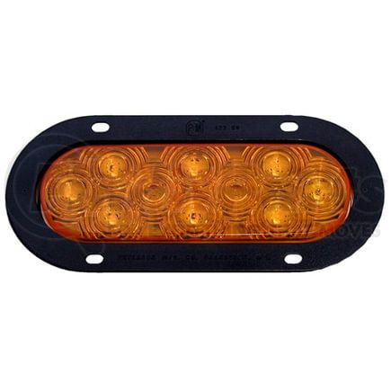M423TA-2AMP by PETERSON LIGHTING - 420Ta-2/423Ta-2 Piranha LED Oval Amber Rear Turn Signal Light