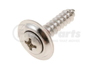 45580 by DORMAN - Trim Screw - Chrome Sems Head - 8-18 X 3/4 In.