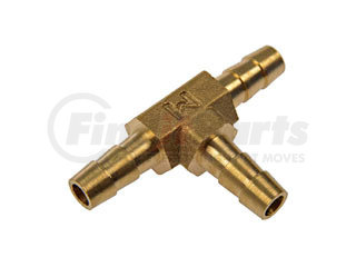 55106 by DORMAN - 1/4 In. Brass Tee Connector