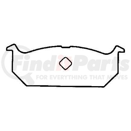 MRD420 by BENDIX - Global Semi-Met Disc Pad