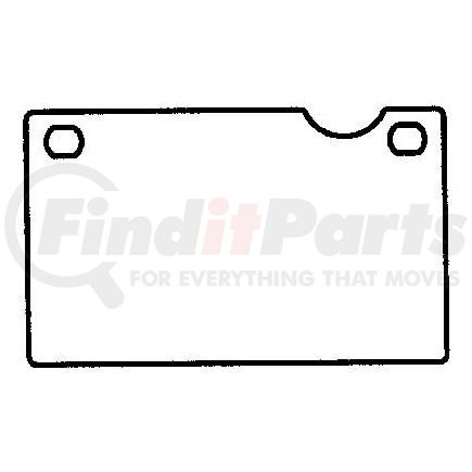 MRD43 by BENDIX - Global Semi-Met Disc Pad