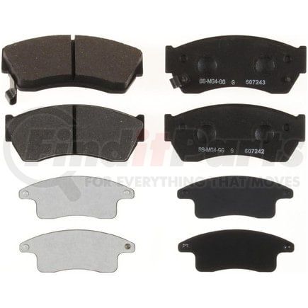 Bendix MRD451 Disc Brake Pad Set Global Semi-Met Disc Pad