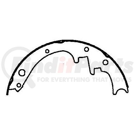 RS169 by BENDIX - Global Relined Shoe Set