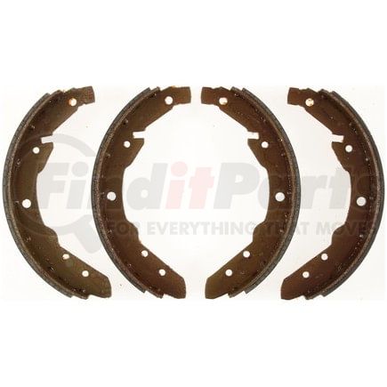 Bendix RS298 Drum Brake Shoe Global Relined Shoe Set