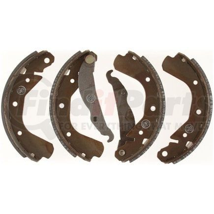 RS594L by BENDIX - Global Relined Shoe Set