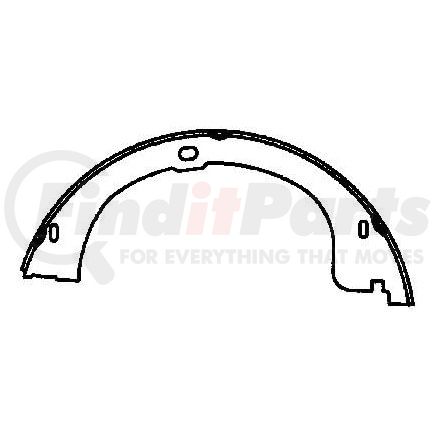 RS811 by BENDIX - Global Relined Shoe Set