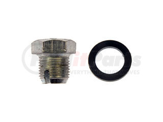 65207 by DORMAN - Oil Drain Plug Oversize 1/2-20 T.O., Head Size 3/4 In.