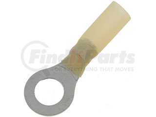 Dorman 85216 Ring Terminal 12-10 Gauge Ring Waterproof Terminal, 5/16 In., Yellow