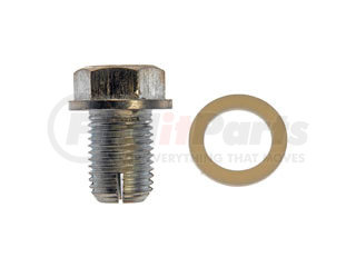 090-082 by DORMAN - Oil Drain Plug Oversize M14-1.50 S.O., Head Size 18Mm