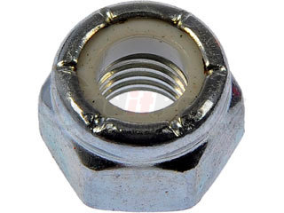 251-010 by DORMAN - Hex Lock Nuts With Nylon Ring-Grade 2- Thread Size 1/4-28 In.