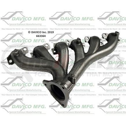 663364 by DAVICO - EXHAUST MANIFOLD W/EG6633