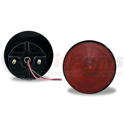 Grote 508623 Brake / Tail / Turn Signal Light 4" Two-Stud Stop/Tail/Turn Lamp, Red