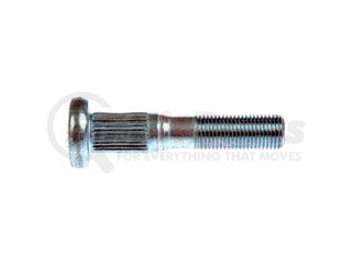 610-326 by DORMAN - M14-1.50 Serrated Wheel Stud - 15.88mm Knurl, 76mm Length