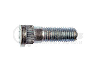 610-285 by DORMAN - M12-1.50 Serrated Wheel Stud With Clip Head - 14.94mm Knurl, 41mm Length