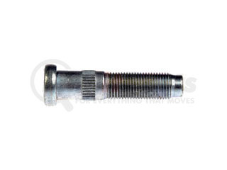 610-419 by DORMAN - 9/16-18 Serrated Wheel Stud - 0.619 In. Knurl, 2.580 In. Length