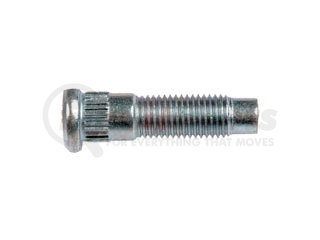 610-342 by DORMAN - M12-1.50 Serrated Wheel Stud With Clip Head - 13.59mm Knurl, 46.5mm Length