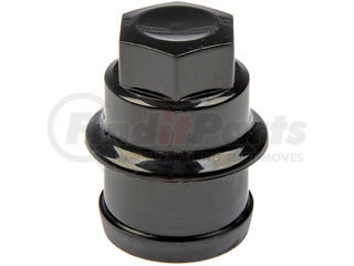 611-622 by DORMAN - Black Wheel Nut Cover M27-2.0, Hex 22mm