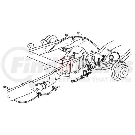 52008943 by CHRYSLER - GUIDE. Parking Brake Cable. Diagram 13