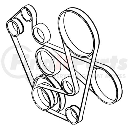 53009508 by CHRYSLER - PULLEY. Idler. Diagram 4