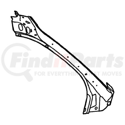 55276409AC by CHRYSLER - REINFORCEMENT. Left. Front Side Rail to Dash. Diagram 5