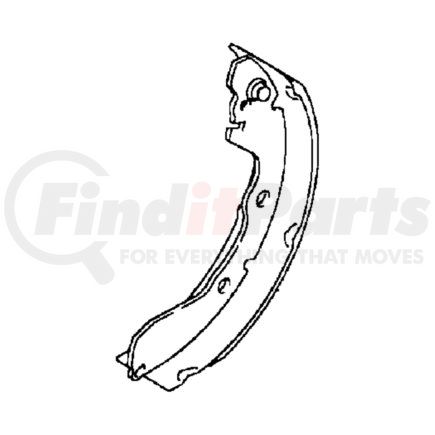 MR128631 by CHRYSLER - Parking Brake Lever - Driver Side, fits 1995-1996, 2001-2005 Chrysler Sebring