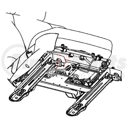 05014466AA by CHRYSLER - WIRING. Left, Right. Power Seat. Diagram -18