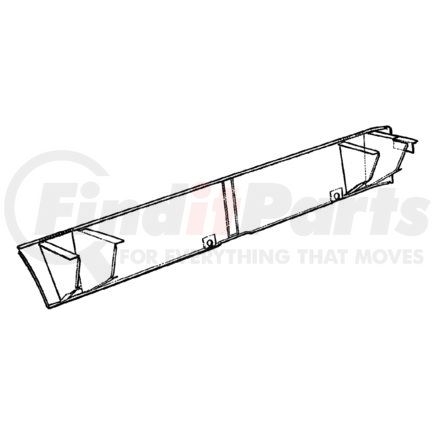 55346592AB by CHRYSLER - Leaf Spring Bracket - Rear, Driver Side, fits 1999-2003 Dodge Ram Van and Wagon