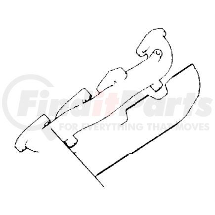 MD096958 by CHRYSLER - MANIFOLD. Left. Exhaust. Diagram 11