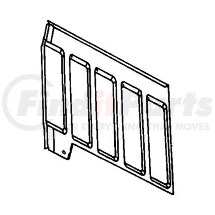 55275092 by CHRYSLER - REINFORCEMENT. Right. Cab Back to Floor. Diagram -18