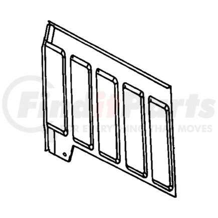 55275093 by CHRYSLER - REINFORCEMENT. Left. Cab Back to Floor. Diagram -18