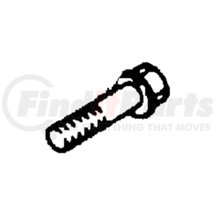 MD740892 by CHRYSLER - Transmission Case Cover Bolt - Hex Head, Flange, M10 x 43.5 Thread Size