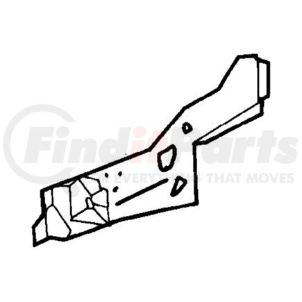 55255512AC by CHRYSLER - PANEL. Right. Plenum End. Diagram 7