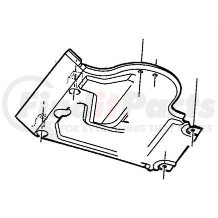 52128540AC by CHRYSLER - SKID PLATE. Front. Diagram -4