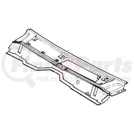 55006544 by CHRYSLER - SHIELD. Plenum. Diagram 12