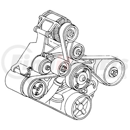 53032523AA by CHRYSLER - BELT. Accessory Drive. Diagram 2