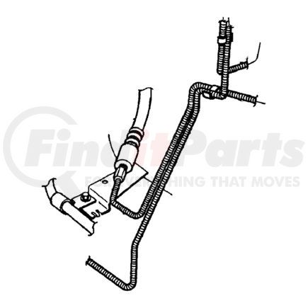 Chrysler 52008296AB HOSE. Right. Brake. Diagram 14