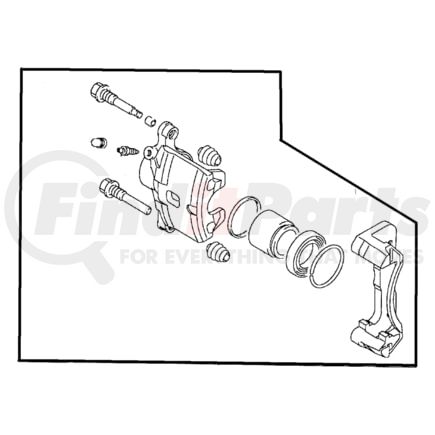 Chrysler MR128129 PISTON. Brake. Diagram 8