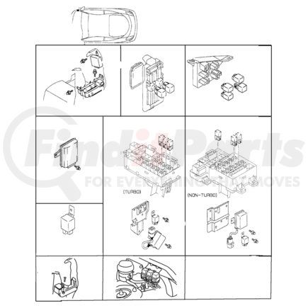 MB875985 by CHRYSLER - Daytime Running Light Module - Canada, fits 1995-1996 Chrysler Sebring and Dodge Avenger