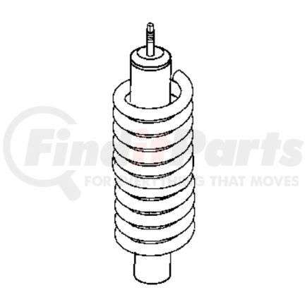 52089766AE by CHRYSLER - Coil Spring - Front, fits 2005-2010 Jeep Grand Cherokee