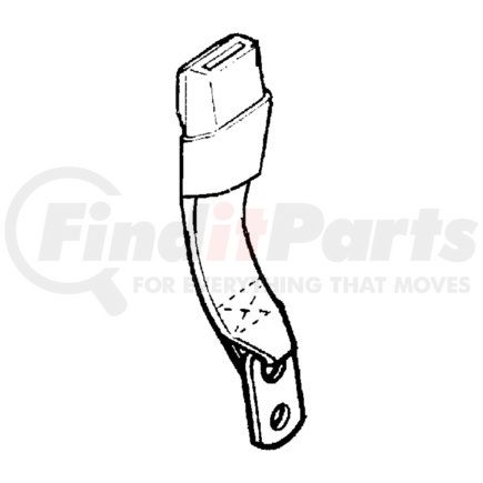 5EX62TK5 by CHRYSLER - LAP BELT. Power Seat. Buckle Half. Diagram 1