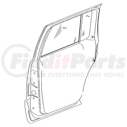 55256910AC by CHRYSLER - CHANNEL. Right. Door Glass. Diagram -2