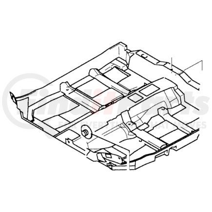 MR406272 by CHRYSLER - HOOK. Mat To Carpet. Diagram 9