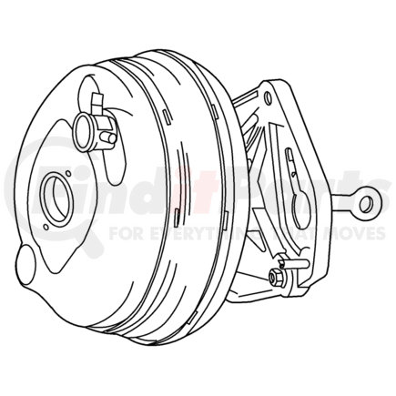 52128730AA by CHRYSLER - BRACKET. Mounting. Brake Booster. Diagram 5