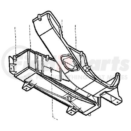 55055784AA by CHRYSLER - HOUSING. A/C Lower. Diagram 18