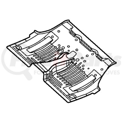 55136511AD by CHRYSLER - CROSSMEMBER. Rear Floor. Diagram 6