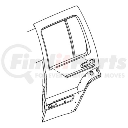 55360645AD by CHRYSLER - WEATHERSTRIP. Left. Belt. Diagram 2