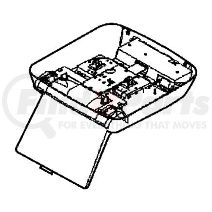 56038784AH by CHRYSLER - Video Monitor - with DVD Player, fits 2006-2007 Jeep Commander