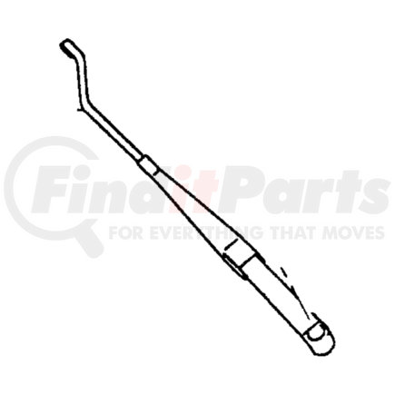 Chrysler MR311077 ARM. Passenger Side, Right. Wiper. Diagram 3