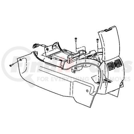 1AU91XDVAA by CHRYSLER - CUPHOLDER. Front. Console Mounted. Diagram -35